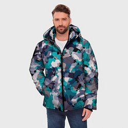 Куртка зимняя мужская Камуфляж: ледяной, цвет: 3D-светло-серый — фото 2