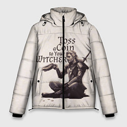 Куртка зимняя мужская Toss a coin to your Witcher, цвет: 3D-черный