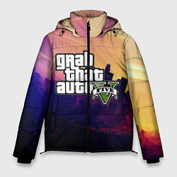 Куртка зимняя мужская GTA 5, цвет: 3D-красный