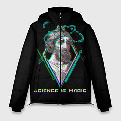 Куртка зимняя мужская Magic is science - Пифагор, цвет: 3D-светло-серый