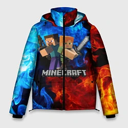Куртка зимняя мужская MINECRAFT, цвет: 3D-красный