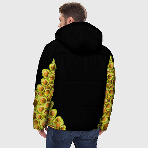 Мужская зимняя куртка Авокадо / 3D-Светло-серый – фото 4