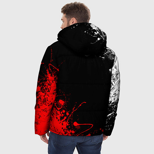 Мужская зимняя куртка UMBRELLA CORPORATION / 3D-Красный – фото 4