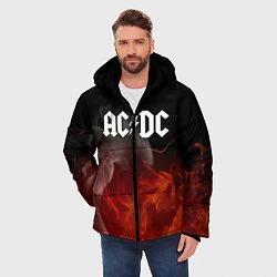 Куртка зимняя мужская AC DC, цвет: 3D-светло-серый — фото 2