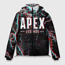 Куртка зимняя мужская APEX LEGENDS GLITCH, цвет: 3D-светло-серый