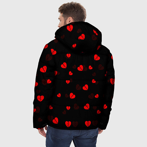 Мужская зимняя куртка Егор Крид / 3D-Красный – фото 4