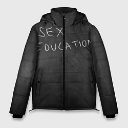 Куртка зимняя мужская ПОЛОВОЕ ВОСПИТАНИЕ, цвет: 3D-черный
