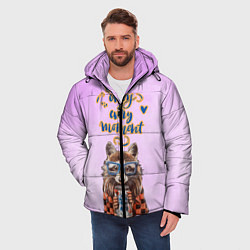 Куртка зимняя мужская Енот, цвет: 3D-светло-серый — фото 2