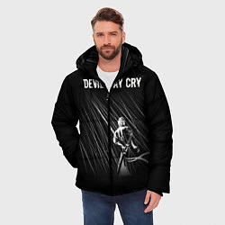 Куртка зимняя мужская Devil May Cry, цвет: 3D-светло-серый — фото 2