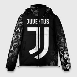 Куртка зимняя мужская JUVENTUS, цвет: 3D-черный