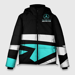 Куртка зимняя мужская Mercedes-AMG, цвет: 3D-светло-серый