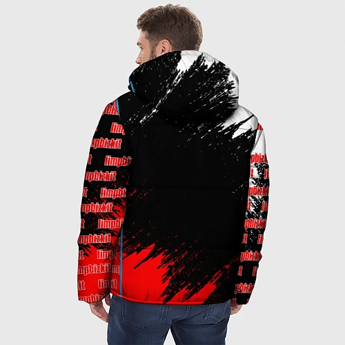 Мужская зимняя куртка LIMP BIZKIT / 3D-Красный – фото 4