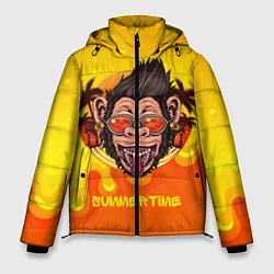 Куртка зимняя мужская Summertime обезьяна, цвет: 3D-черный