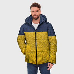 Куртка зимняя мужская Рапсовое поле, цвет: 3D-черный — фото 2