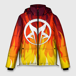 Куртка зимняя мужская Mudvayne, цвет: 3D-черный
