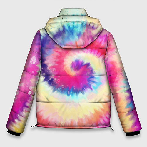 Мужская зимняя куртка Tie Dye vortex / 3D-Светло-серый – фото 2