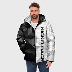 Куртка зимняя мужская Nickelback, цвет: 3D-черный — фото 2