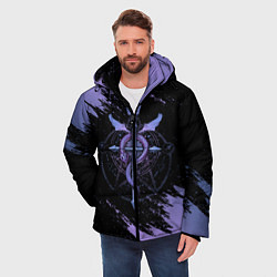 Куртка зимняя мужская Стальной алхимик, цвет: 3D-черный — фото 2