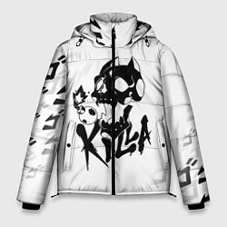 Куртка зимняя мужская KILLER QUEEN, цвет: 3D-черный