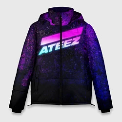 Куртка зимняя мужская ATEEZ neon, цвет: 3D-черный