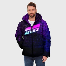 Куртка зимняя мужская ATEEZ neon, цвет: 3D-красный — фото 2