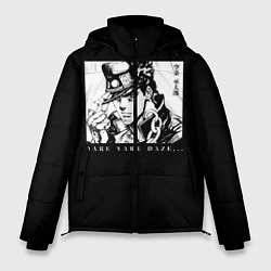 Куртка зимняя мужская Невероятные приключения джоджо, цвет: 3D-черный