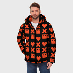 Куртка зимняя мужская LOVE DEATH ROBOTS LDR, цвет: 3D-черный — фото 2