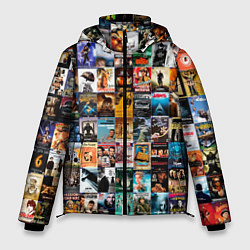 Куртка зимняя мужская Постеры фильмов, цвет: 3D-светло-серый