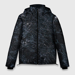 Куртка зимняя мужская Мрамор, цвет: 3D-черный