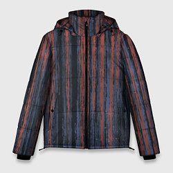 Куртка зимняя мужская Абстрактный узор, цвет: 3D-черный