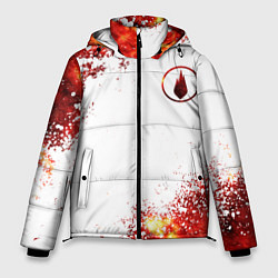 Куртка зимняя мужская Thousand Foot Krutch, цвет: 3D-светло-серый