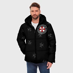 Куртка зимняя мужская Umbrella Corp, цвет: 3D-черный — фото 2