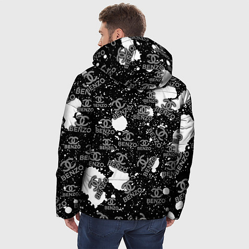 Мужская зимняя куртка Benzo Gang - Big Baby Tape / 3D-Светло-серый – фото 4