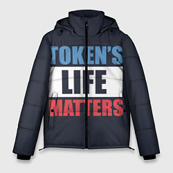 Куртка зимняя мужская TOKENS LIFE MATTERS, цвет: 3D-красный