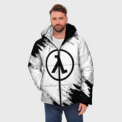 Куртка зимняя мужская HALF-LIFE 3, цвет: 3D-черный — фото 2
