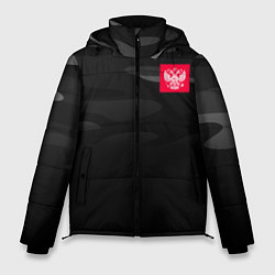 Куртка зимняя мужская Russia - Инферно, цвет: 3D-черный