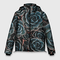 Мужская зимняя куртка Цветы Розы
