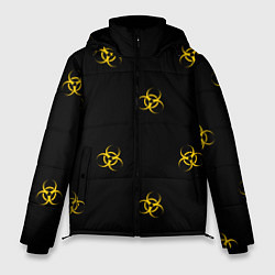 Куртка зимняя мужская EPIDEMIC BIOHAZARD, цвет: 3D-черный