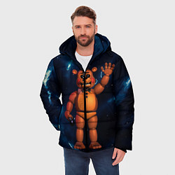 Куртка зимняя мужская Five Nights At Freddys, цвет: 3D-черный — фото 2