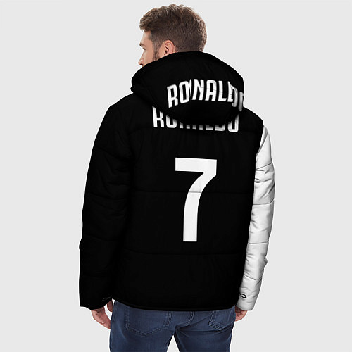 Мужская зимняя куртка Форма Ronaldo / 3D-Красный – фото 4