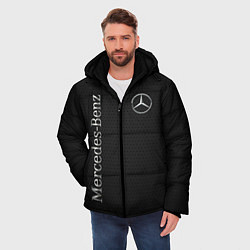 Куртка зимняя мужская Mersedes, цвет: 3D-черный — фото 2