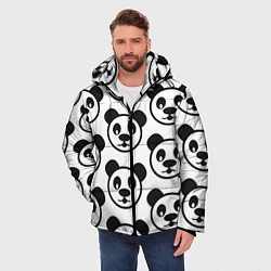Куртка зимняя мужская Panda, цвет: 3D-черный — фото 2