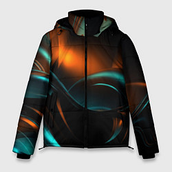 Куртка зимняя мужская ABSTRACT COLOR, цвет: 3D-черный