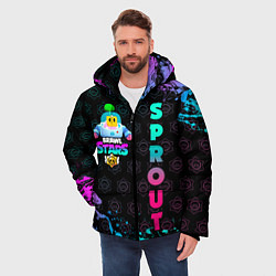 Куртка зимняя мужская BRAWL STARS SPROUT 25, цвет: 3D-светло-серый — фото 2