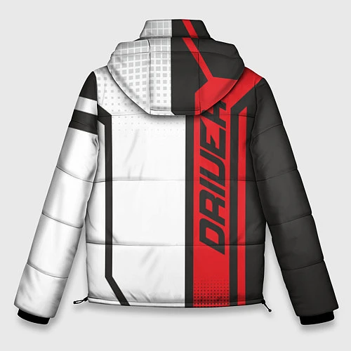 Мужская зимняя куртка Honda Driver team / 3D-Светло-серый – фото 2