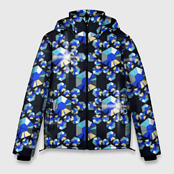 Куртка зимняя мужская Бриллианты, цвет: 3D-черный