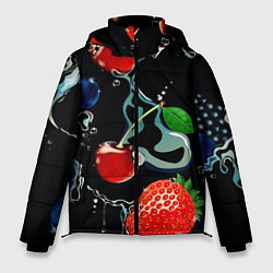 Куртка зимняя мужская Ягода, цвет: 3D-черный