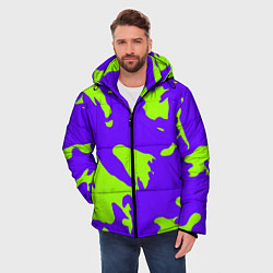Куртка зимняя мужская Тeкстура, цвет: 3D-черный — фото 2