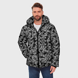 Куртка зимняя мужская КАМУФЛЯЖ GRAY, цвет: 3D-светло-серый — фото 2