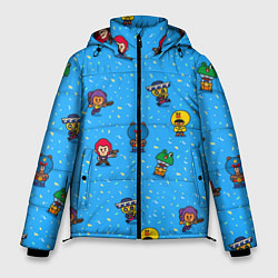 Куртка зимняя мужская Brawl Stars, цвет: 3D-светло-серый